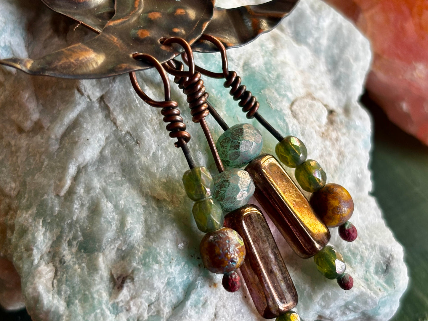 Bohemian Crescent Moon Earrings