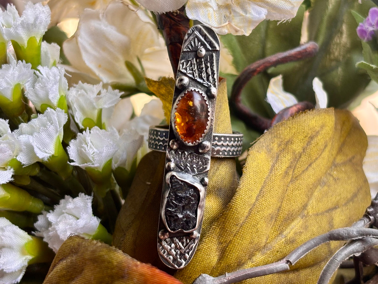 Hollow Box Form Sterling Silver Ring (3)