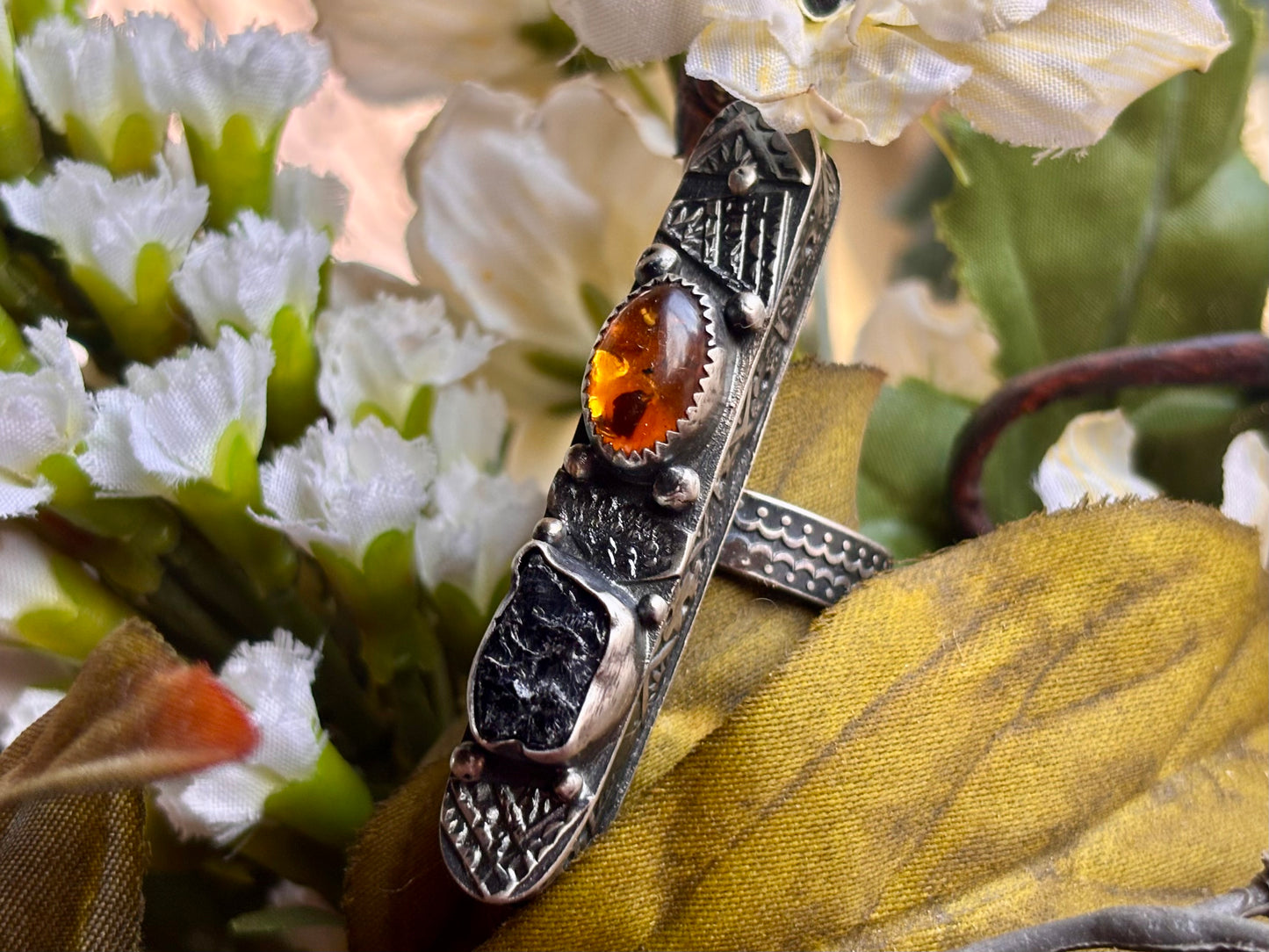 Hollow Box Form Sterling Silver Ring (3)