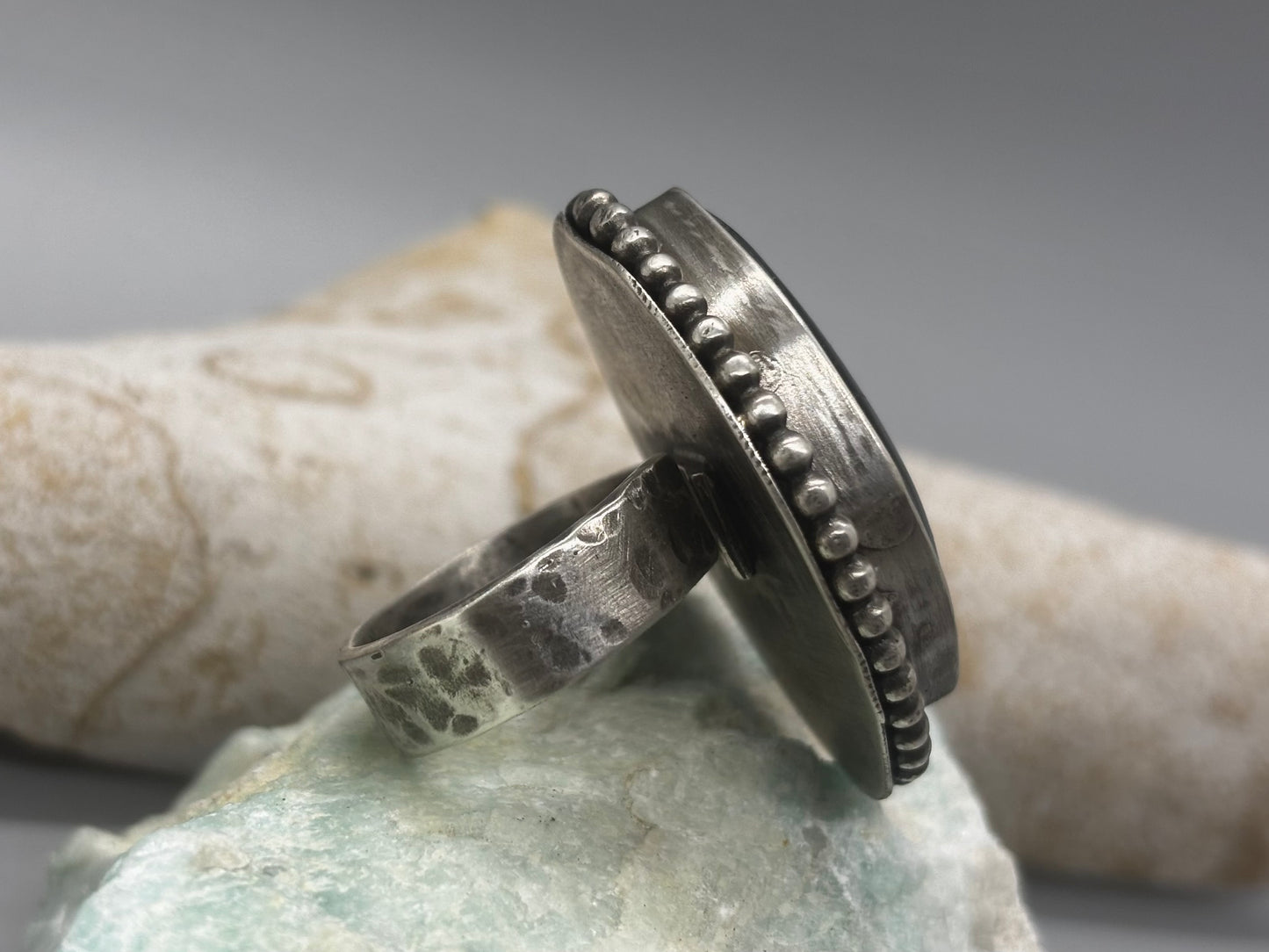 Sterling Silver Labradorite Ring