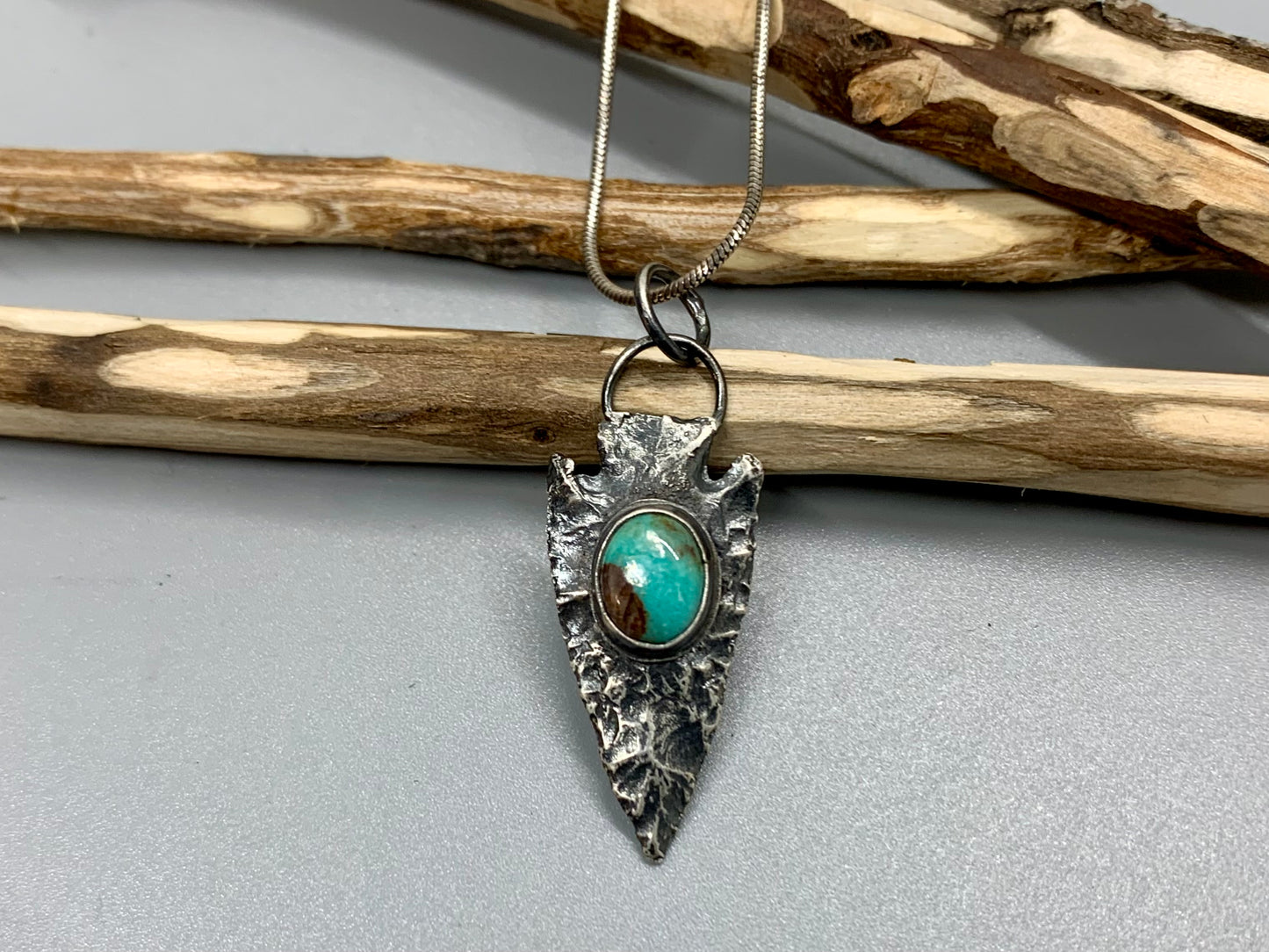 Royston Turquoise Arrowhead Necklace # 2