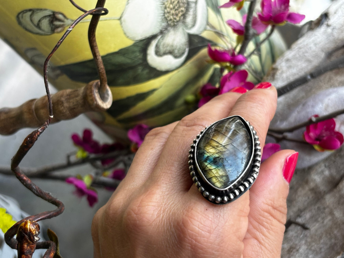 Sterling Silver Labradorite Ring [2]