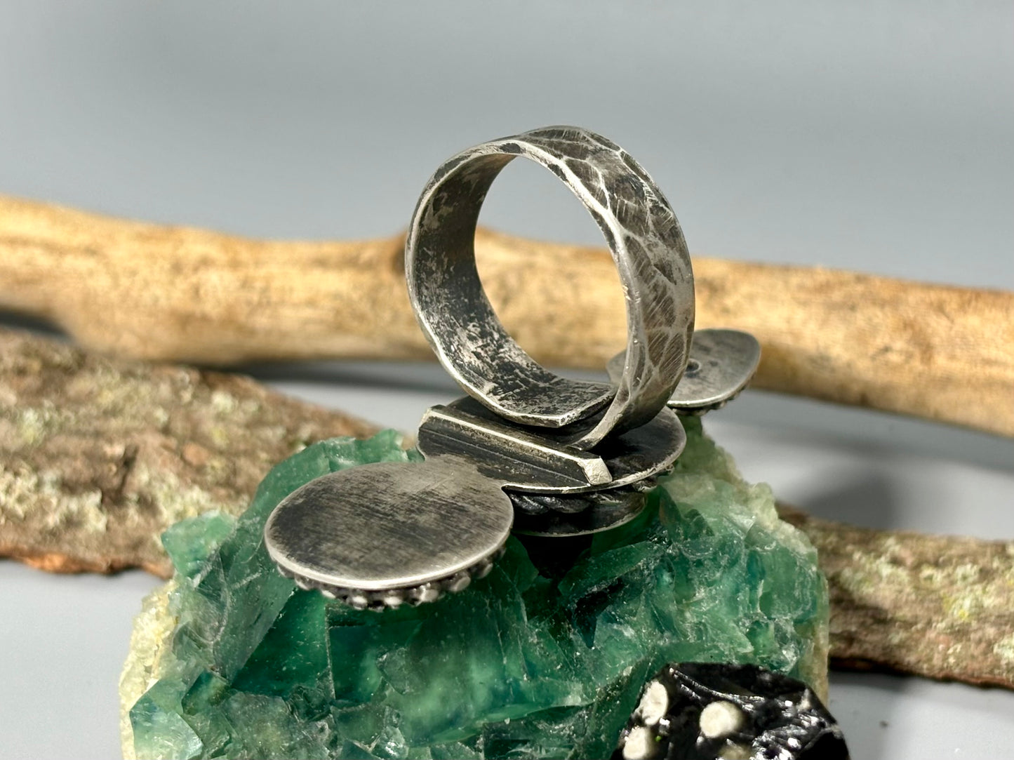 Lapis Kyanite Sodalite Sterling Silver Ring