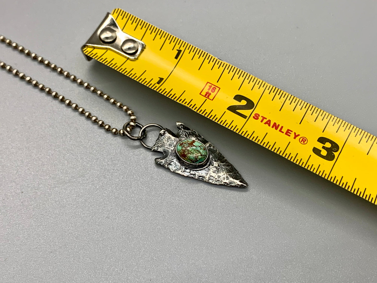 Royston Turquoise Arrowhead Necklace # 1