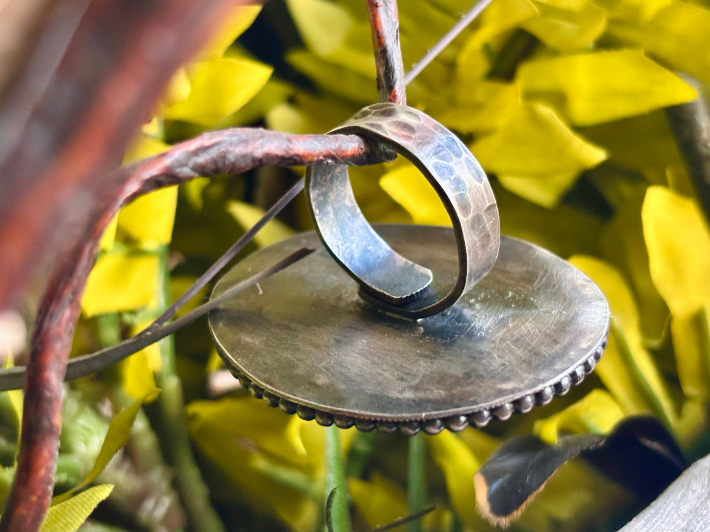 Natural Red Jasper dyed Sterling Silver Custom sized ring