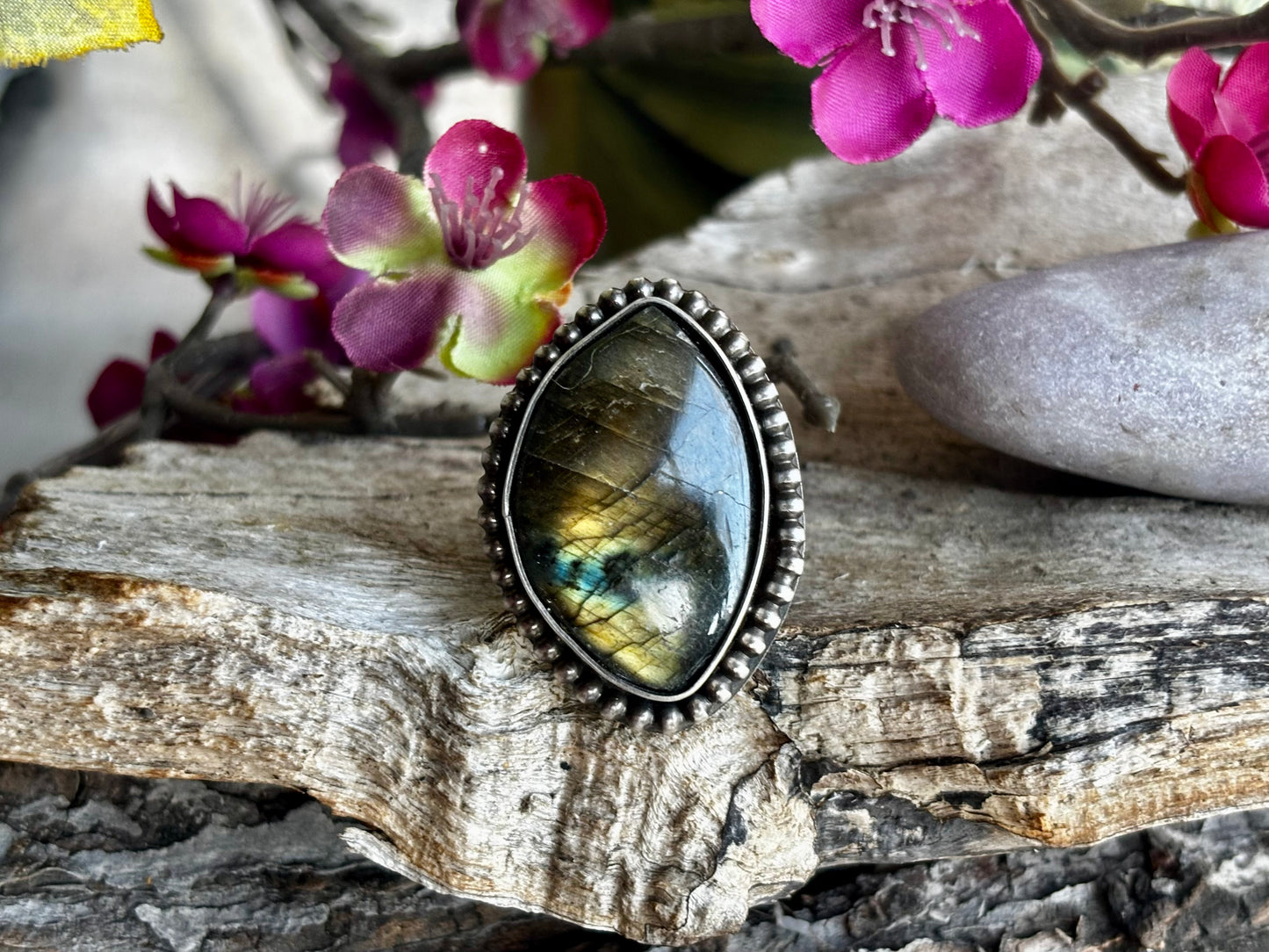 Sterling Silver Labradorite Ring [2]