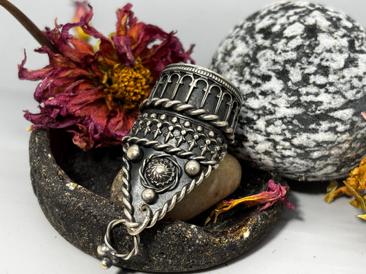 Sterling Silver Granulation Ring