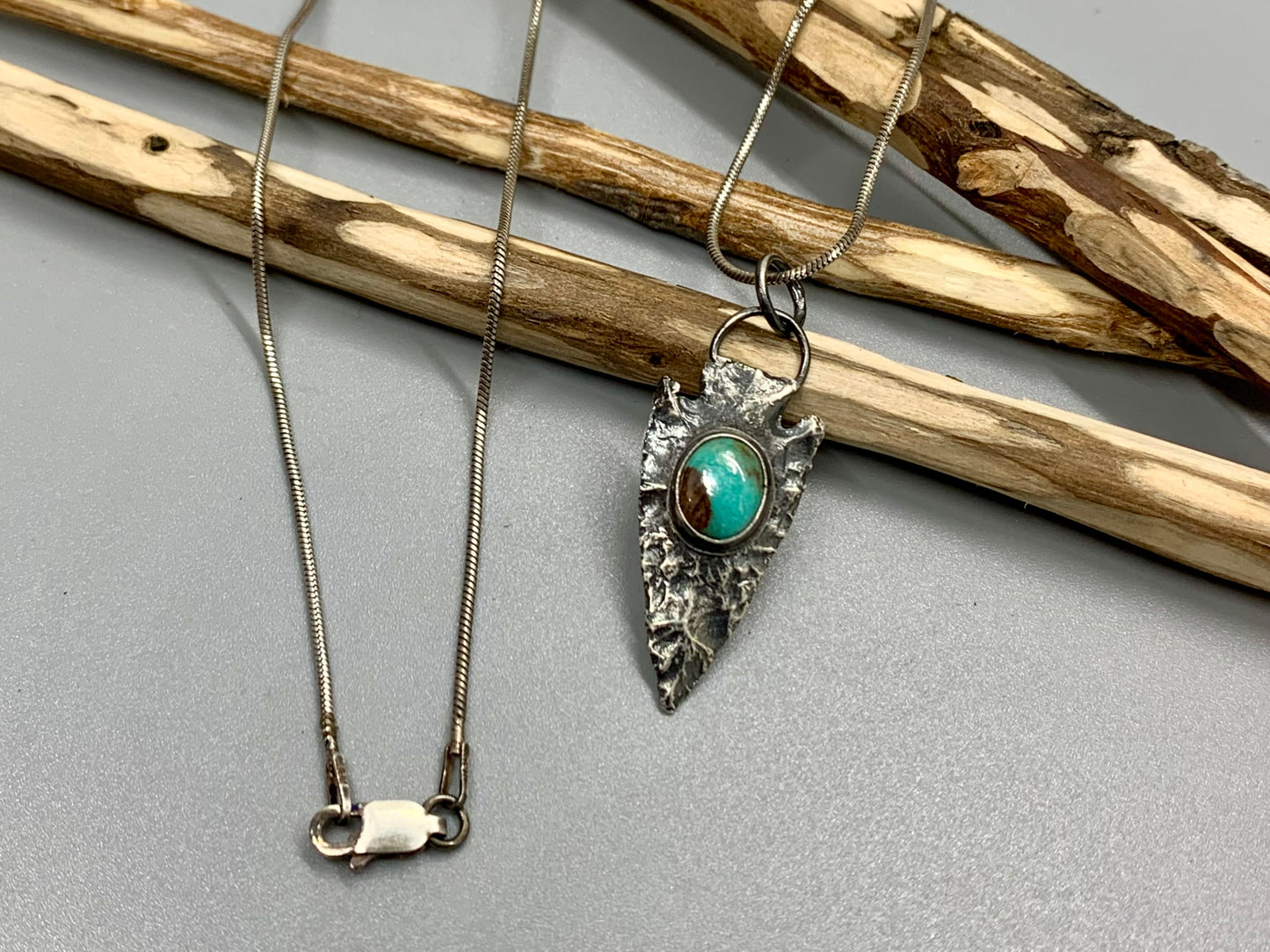 Royston Turquoise Arrowhead Necklace # 2