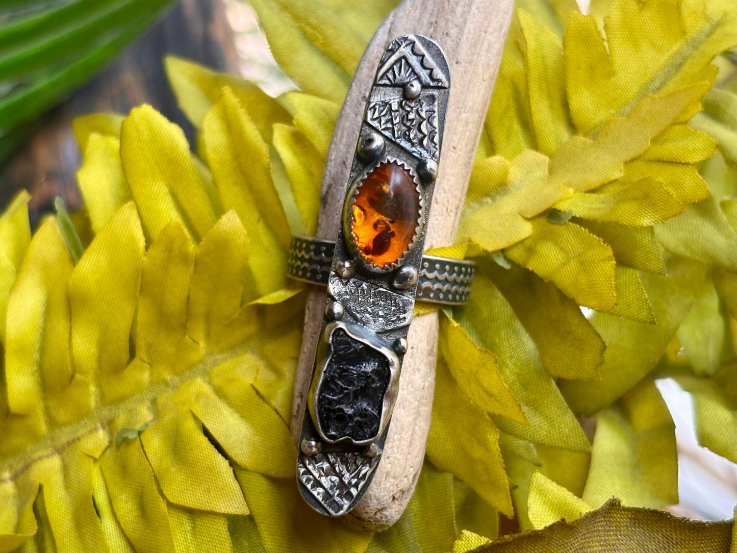 Hollow Box Form Sterling Silver Ring (3)