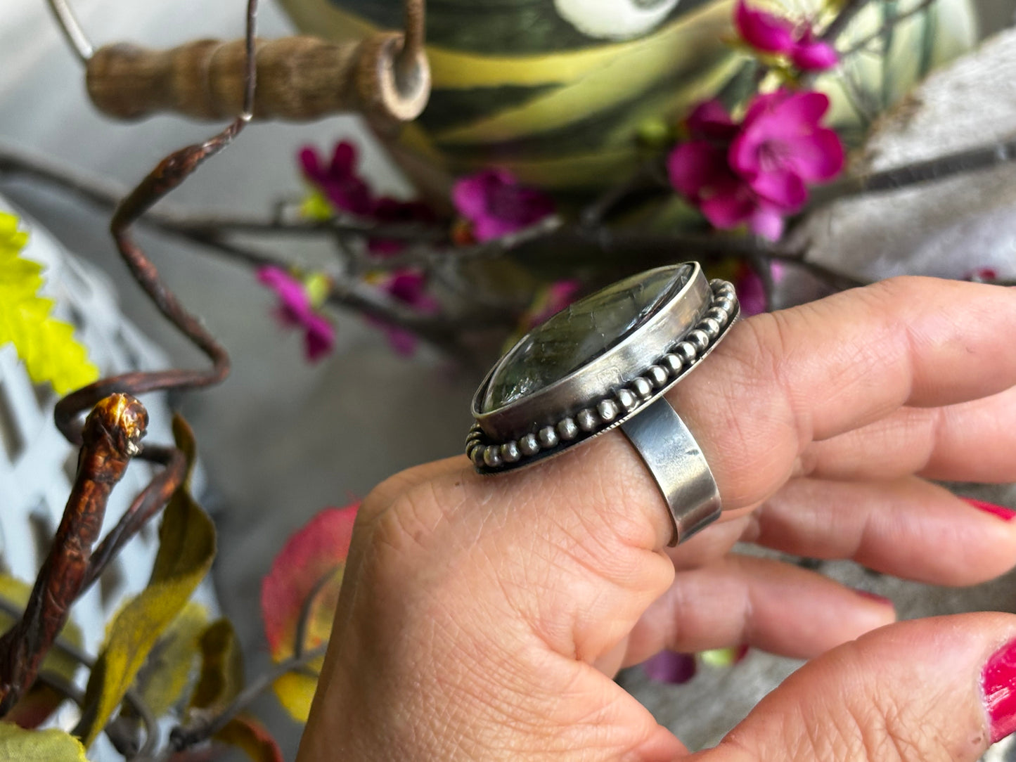 Sterling Silver Labradorite Ring [2]
