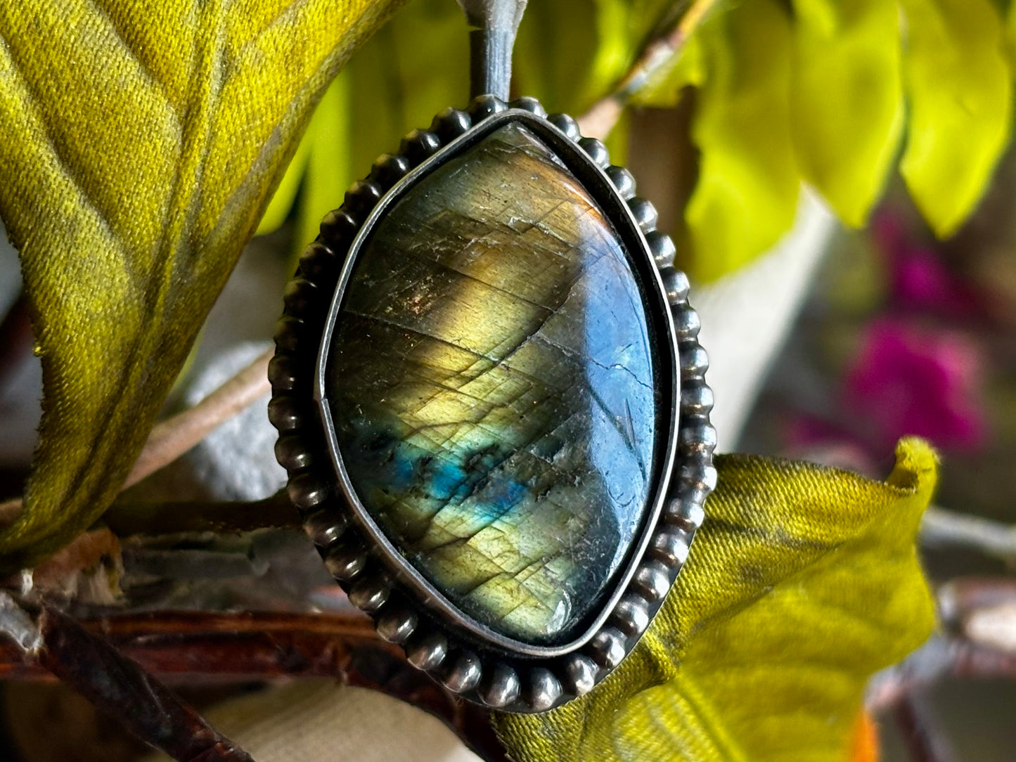 Sterling Silver Labradorite Ring [2]