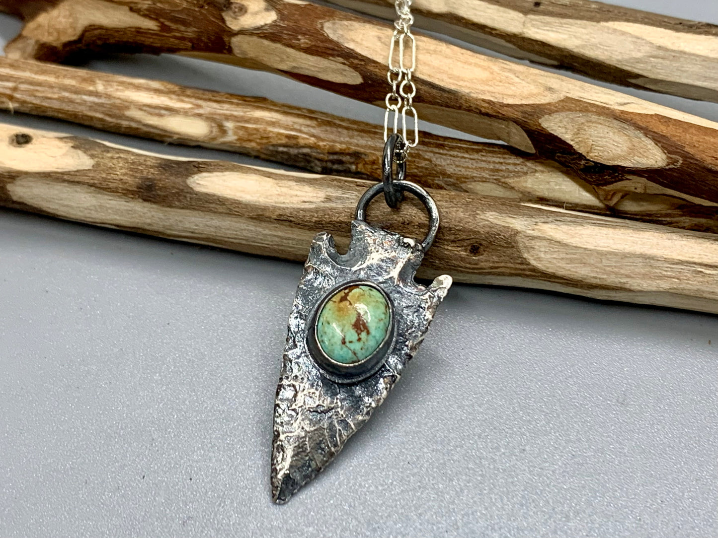 Royston Turquoise Arrowhead Necklace # 3