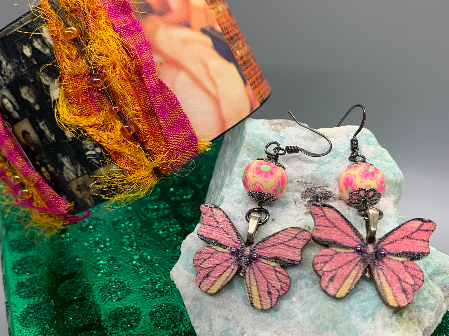 Bohemian Bracelet Butterfly Bliss Earrings set