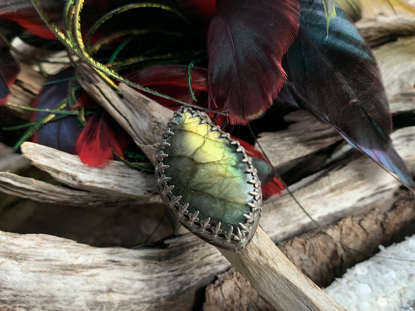 Sterling Silver Labradorite Ring