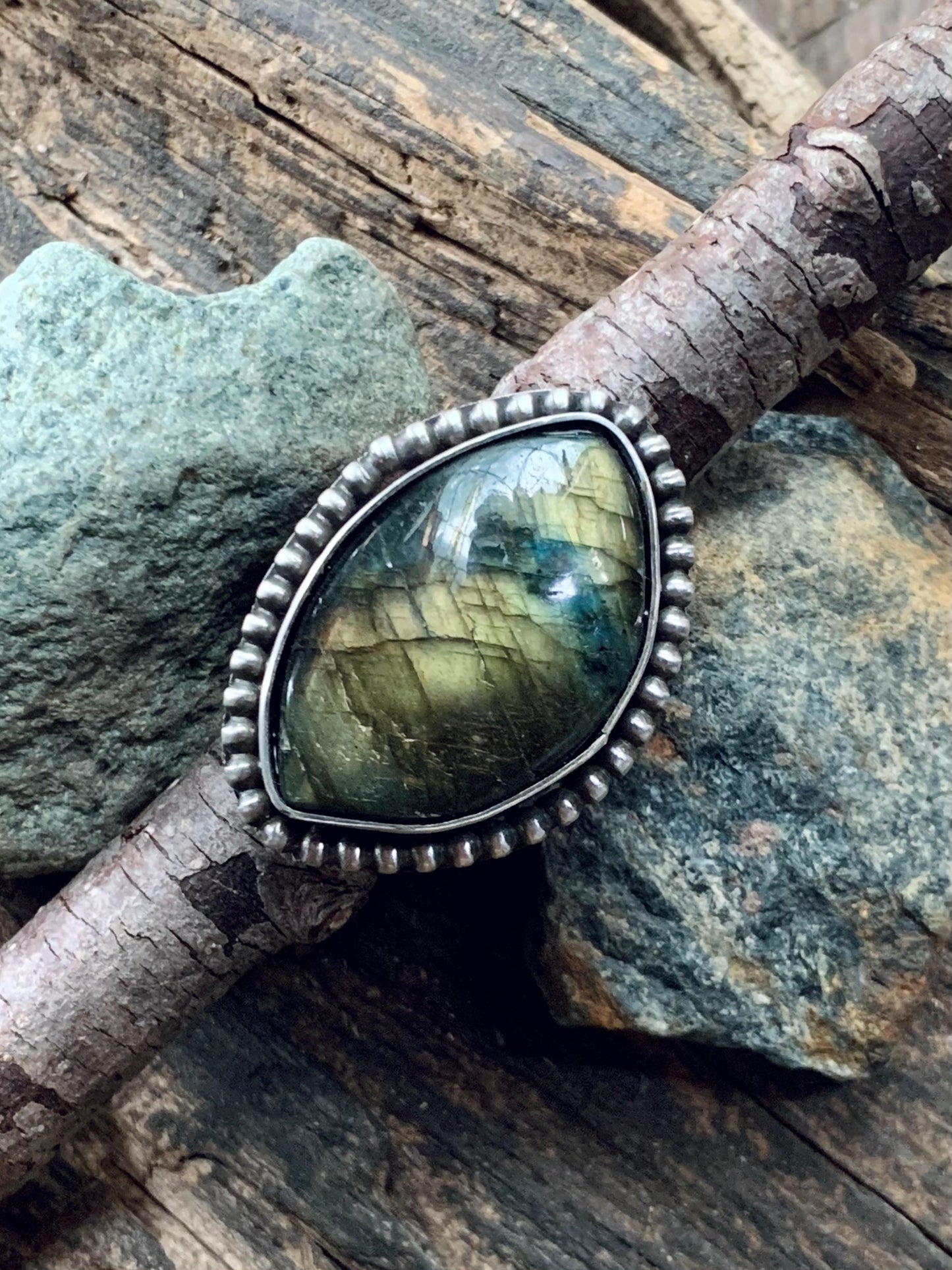 Sterling Silver Labradorite Ring [2]