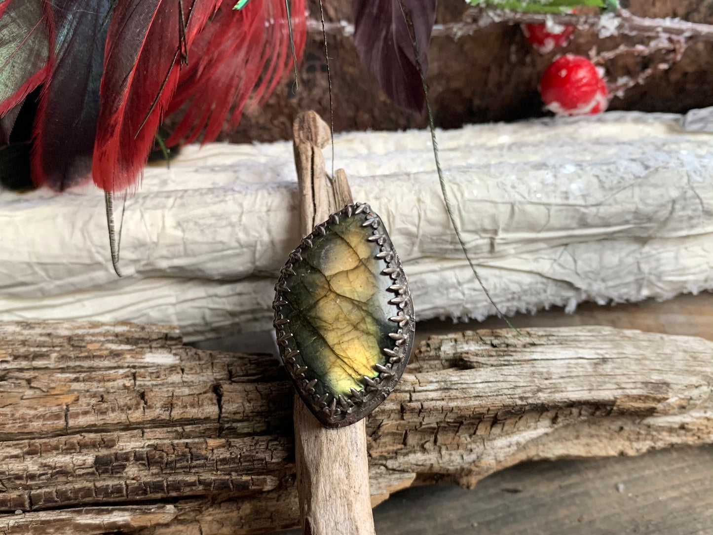 Sterling Silver Labradorite Ring