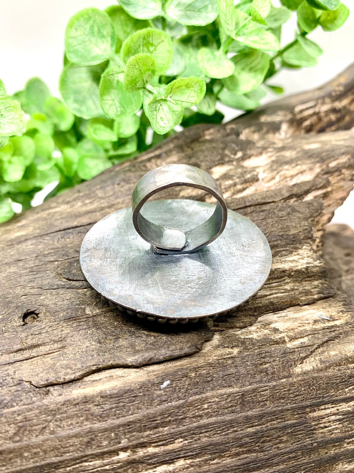 Natural Red Jasper dyed Sterling Silver Custom sized ring