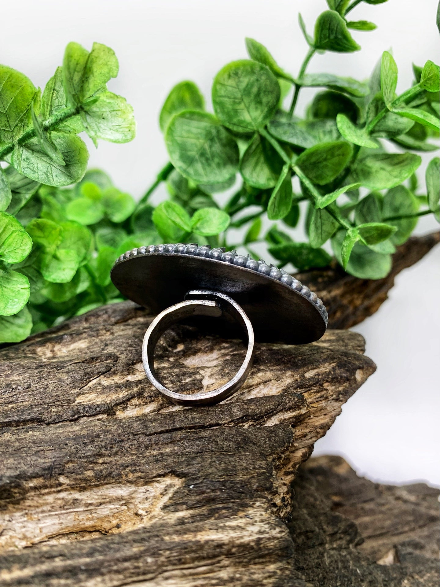 Natural Red Jasper dyed Sterling Silver Custom sized ring