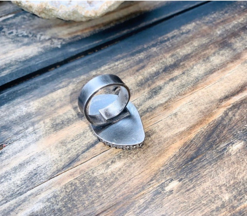 Sterling Silver Labradorite Ring