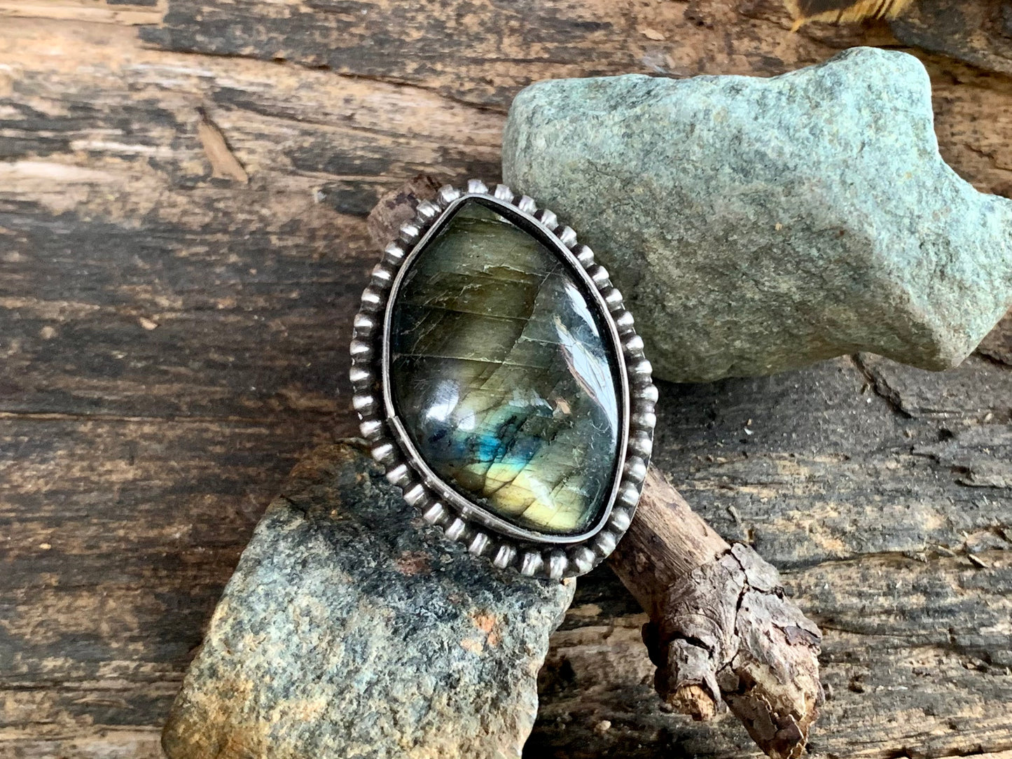 Sterling Silver Labradorite Ring [2]